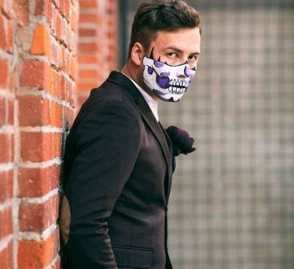 halloween malunek na twarz